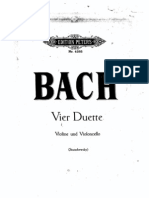 Bach - Duo de Violin y Violoncello (Stutschewsky Edition)