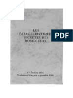 Les Caracteristiques Secretes Des Rose-Croix