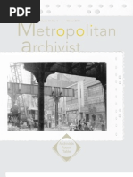 Download Metropolitan Archivist Vol 19 No 1 by Archivists Round Table of Metropolitan New York Inc SN118531680 doc pdf