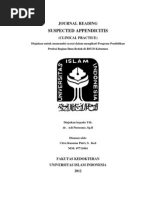 Download Suspek Apendisitis JURNAL READING by Citra KP SN118541310 doc pdf