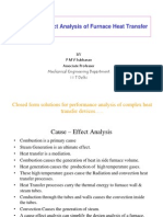 A Cause - Effect Analysis of Furnace Heat Transfer