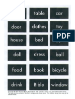 word card