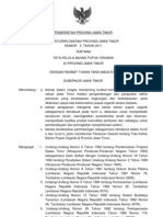 Peraturan Daerah Provinsi Jawa Timur Nomor 3 Tahun 2011 Tentang Tata Kelola Bahan Pupuk Organik Di Provinsi Jawa Timur