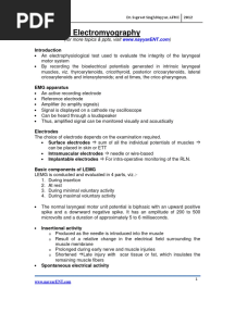 Laryngeal Electromyography Emg Lemg PDF