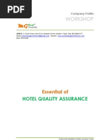 Download Company Profile - Proposal Workshop Hotel Quality Assurance by Joko Haryono SN118548204 doc pdf