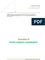 Company Profile - Proposal Workshop Hotel Quality Assurance
