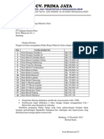 Daftar Harga Material Terbaru