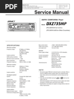 Service Manual: AM/FM CD/Cassette Player With CD/MD Changer