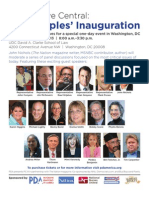 Progressive Democrats of America (PDA) 'Progressive Central III, The Peoples' Inauguration' 1-19-13 in DC