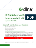 DLNA Networked Device Interoperability Guidelines: Architectures and Protocols
