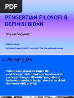 Download PENGERTIAN FILOSOFI  DEFINISI KEBIDANAN by sarahwidia SN118567547 doc pdf