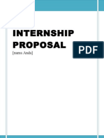 Internship Proposal