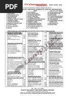 Price List