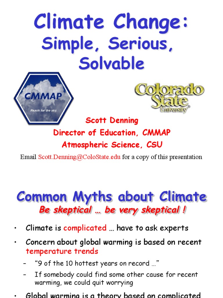 Scott Denning Director Of Education Cmmap Atmospheric Science Csu