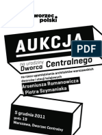 Katalog Aukcji Reliktów Dworca Centralnego