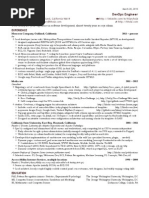 Hilary's One Page DevOps Engineer Resume