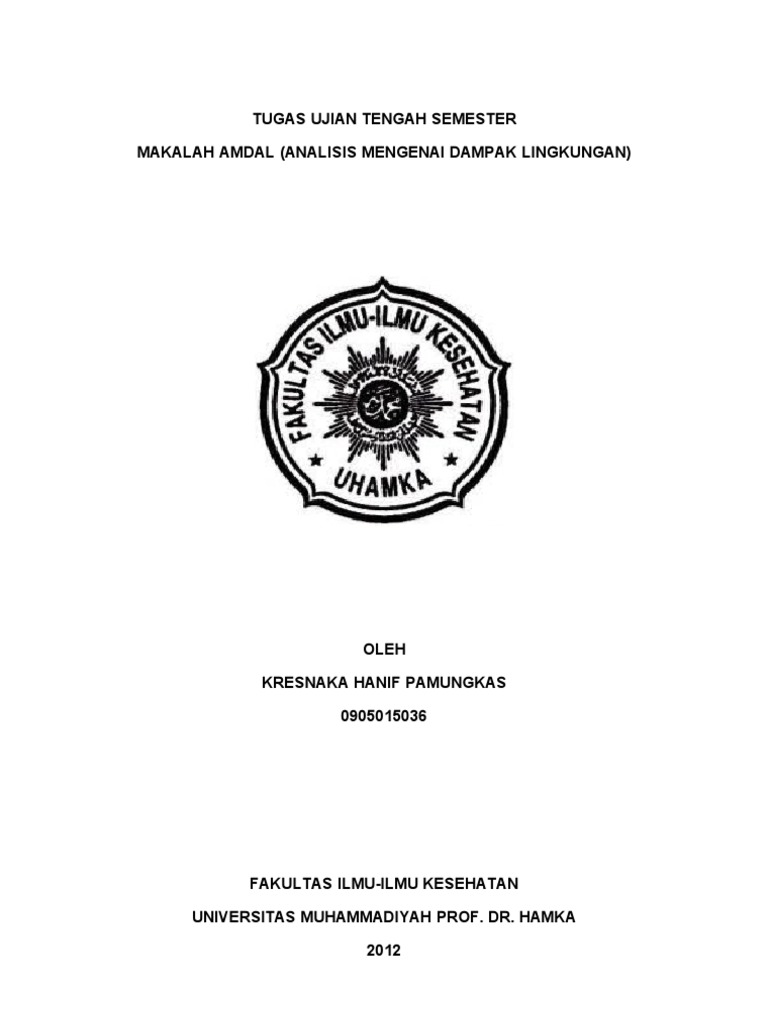 Makalah Amdal Kresnaka