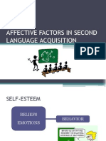 Affective Factors in Second Language Acquisition