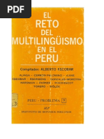 Multilingüismo en el Perú (1972)