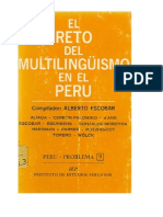 Multilingüismo en el Perú (1972)