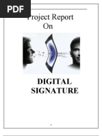 Project Report (Digital Signatures)