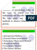 Methods of Psychology