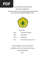 Download ANALISA KEKUATAN KONSTRUKSI SUSPENSI BOGIE NT 11 K5 PADA GERBONG KERETA API by Kusuma Zulyanto SN118640780 doc pdf