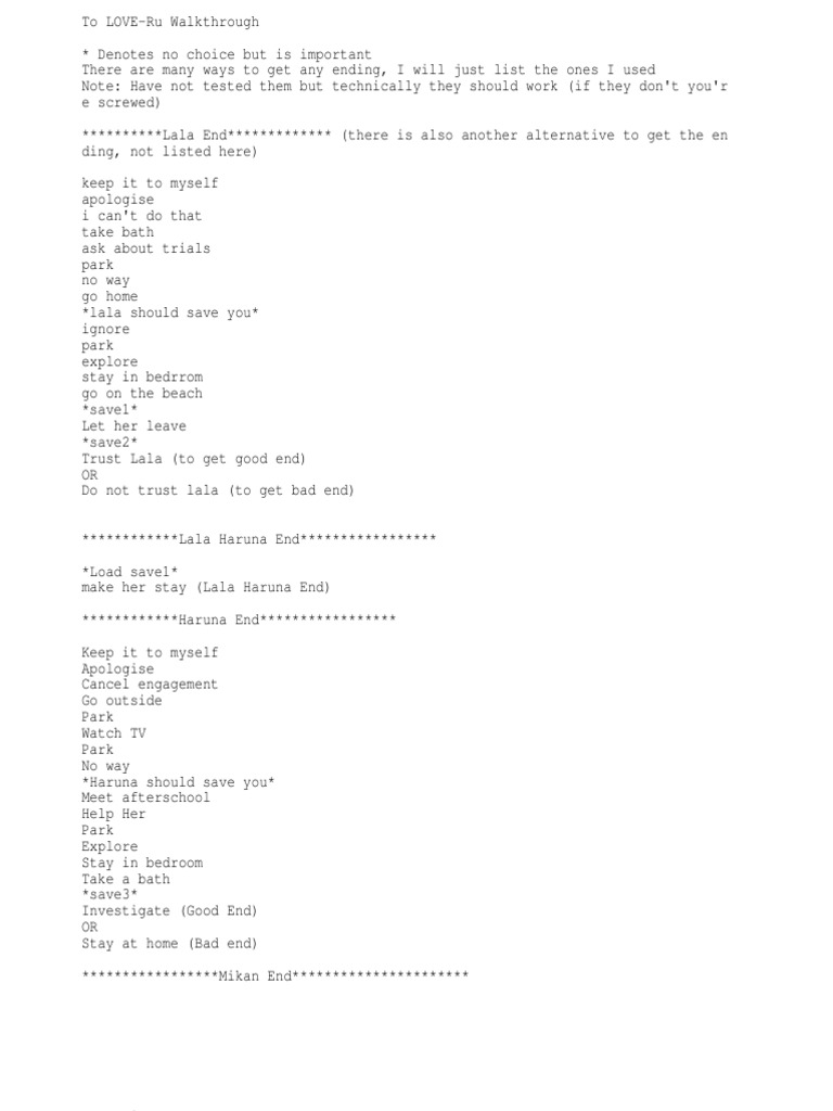 Walkthrough | PDF | Leisure