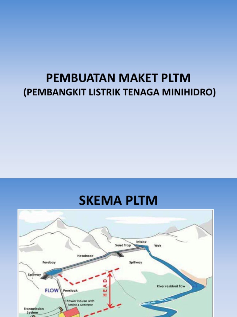 Skema Maket PLTM Minihidro | PDF