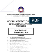 Perfect Score Addmat 2011 q