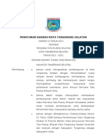 Peraturan Daerah Kota Tangerang Selatan Nomor 15 Tahun 2011 Tentang Rencana Tata Ruang Wilayah (RTRW)