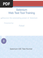 Selinium IDE