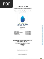 Download Contoh Laporan Akhir Analisis Validitas  Reliabilitas  by Rudini Mulya SN118657405 doc pdf
