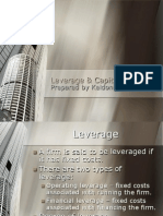 Leverage & Capital Structure: Prepared by Keldon Bauer