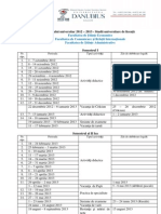 Structura Anului Univ 2012-2013 Fcri - Fse - Fsa - Licenta