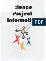 Science Project Information