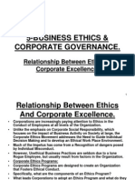 Relationship Between Ethics and Corporate Excellence