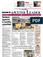 The Dexter Leader Front Page Jan. 3, 2013