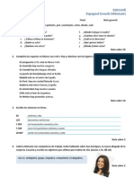 Espagnol Grands Débutants - ES20X Corrigé DST 2 