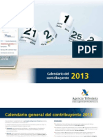 Calendario Contribuyente AEAT 2013