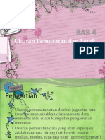 Ukuran Pemusatan dan Letak Data