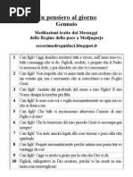 Un Pensiero Al Giorno - Gennaio 2013
