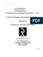 Accounting Principles - A Business Perspective, Financial Accounting