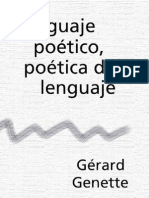 Lenguaje poético, poética del lenguaje - Gerard Genette