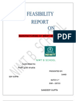 Feasibilty Report San Deep 2003...sandeep gupta
