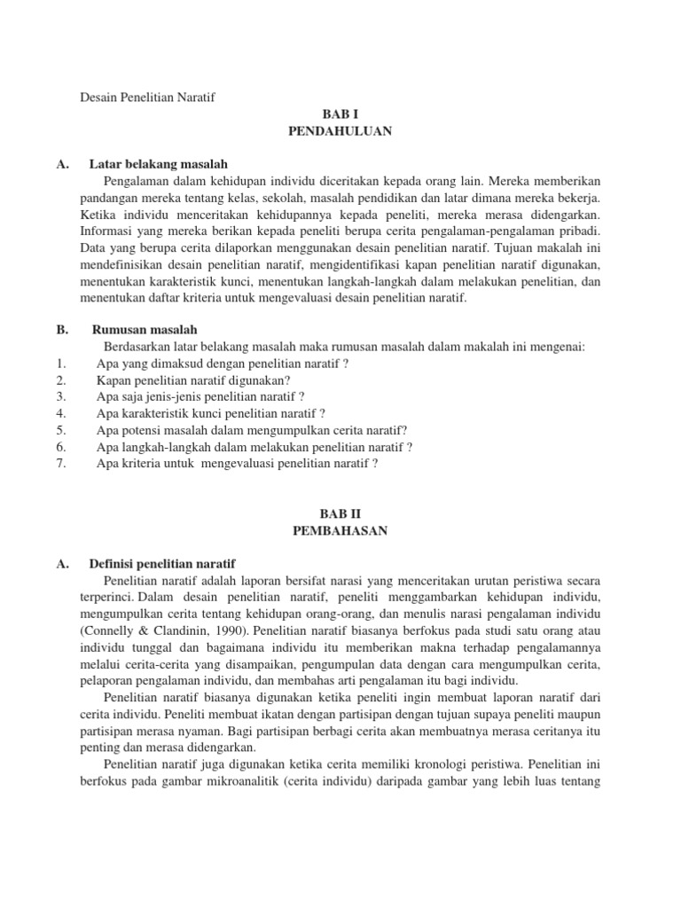 Penelitian Naratif Pdf