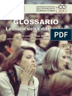 Glossario - Lessico Della Differenza