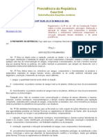 Lei 10.205/2001 regulamenta coleta e distribuição de sangue