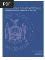 Download New York State Courts Electronic Filing User Manual by NY Criminal Lawyer  SN118759222 doc pdf
