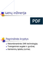 Genų inžinerija (pildoma)